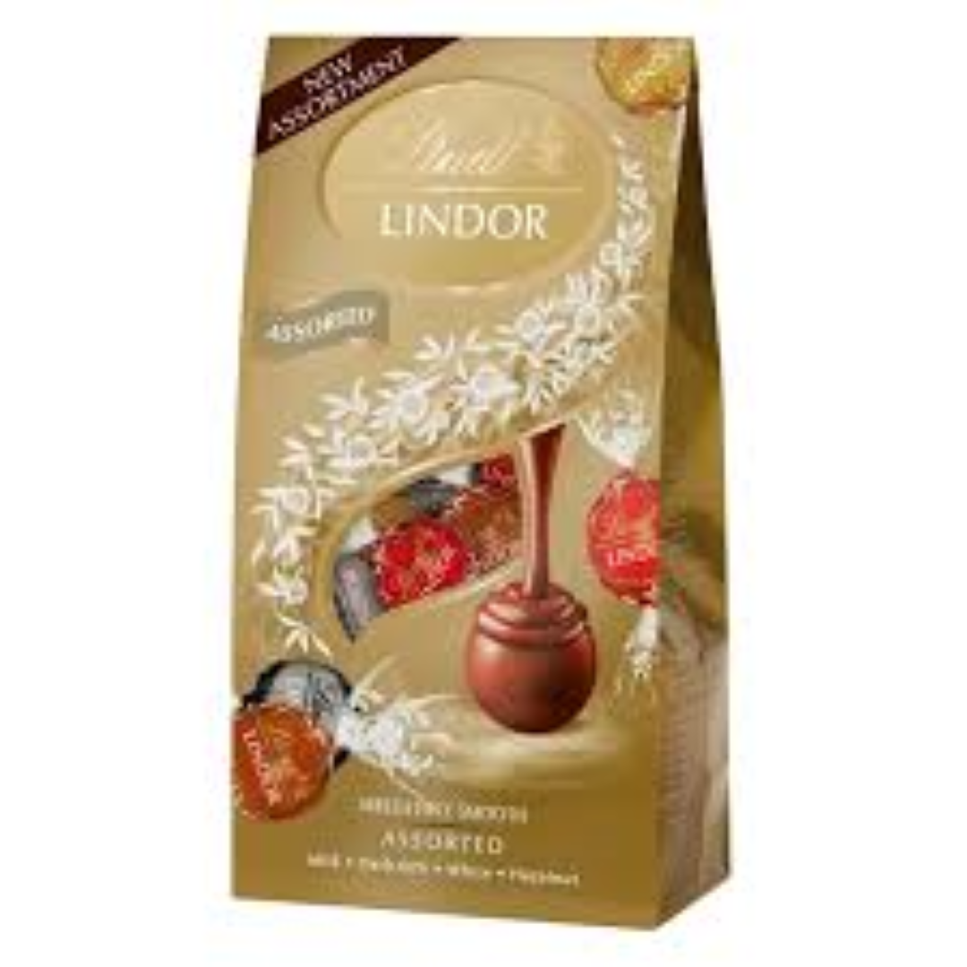 LINDT LINDOR CORNET ASSORTED 137G